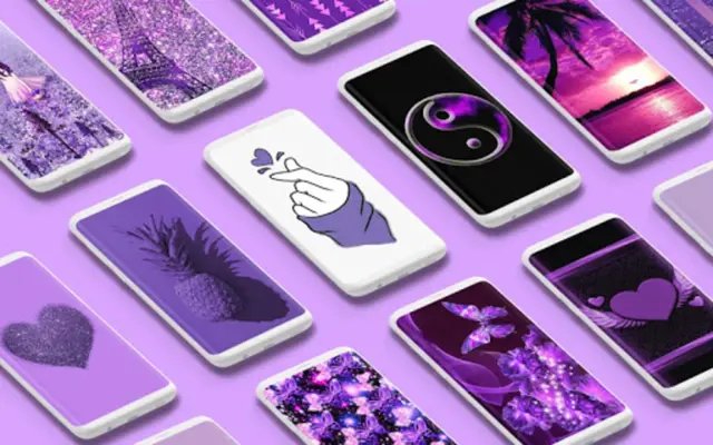 Purple Wallpaper android App screenshot 6